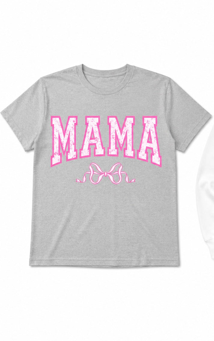 Mama - Pink Bow